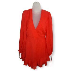 Angel Biba Red Romper sz L NWT